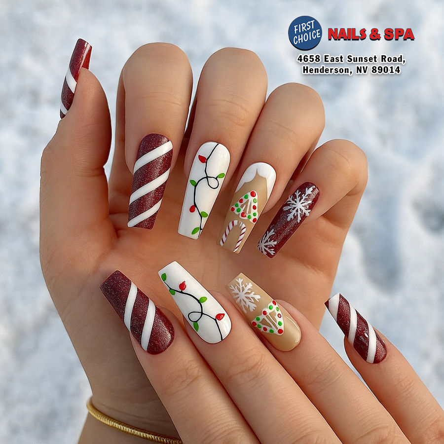 Winter Nails at First Choice Nail & Spa